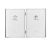Lawrence Frames - Simply - Cadre photo à charnière double en métal - 13 x 18 cm - Argenté