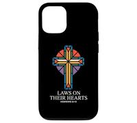 Laws on Their Hearts Hebrews 8:10 Croix Coque pour iPhone 12/12 Pro