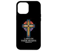 Laws on Their Hearts Hebrews 8:10 Croix Coque pour iPhone 12 Pro Max