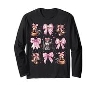 Lawyer Advocate Balance of Justice Girl Coquette Bow Rose Mom Manche Longue