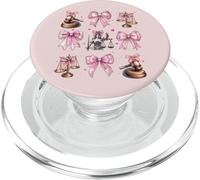 Lawyer Advocate Balance of Justice Girl Coquette Bow Rose Mom PopSockets PopGrip pour MagSafe