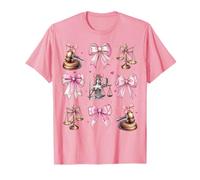 Lawyer Advocate Balance of Justice Girl Coquette Bow Rose Mom T-Shirt