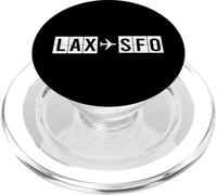 LAX à SFO Airport Code Los Angeles San Francisco PopSockets PopGrip pour MagSafe