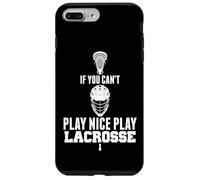 LAX Game Can't Play Nice Play Lacrosse Apparel Goat Lacrosse Coque pour iPhone 7 Plus/8 Plus