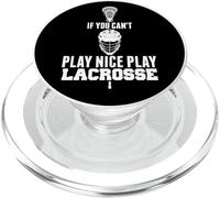 LAX Game Can't Play Nice Play Lacrosse Apparel Goat Lacrosse PopSockets PopGrip pour MagSafe
