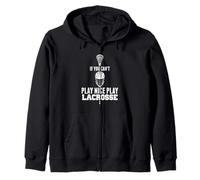 LAX Game Can't Play Nice Play Lacrosse Apparel Goat Lacrosse Sweat à Capuche