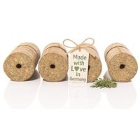 LAX Wiesenprodukte Blocs de luzerne avec trou pour chevaux I Recharge pour cordes à sauter I Nourriture saine 100 % luzerne I Complément alimentaire I Friandises pour chevaux sans mélasse I 3 kg