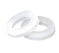 LAXALO Joints en nylon, rondelles plates épaisses en plastique, rondelles à vis, joints toriques M2-M24 for l'entretien des équipements(WHITE,M10x16x1mm)