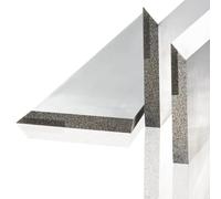 LAXALO Lot de 3 lames de raboteuse TCT HSS, fraises à dégauchir, bande métallique de 12 pouces for le travail du bois, épaisseur 300 × 20 × 3 mm(Silver)
