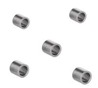 LAXALO Lot de 5 roulements à manchon ronds non filetés en acier inoxydable 304, rondelles creuses rondes non filetées(10x14x10mm)