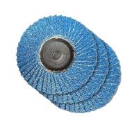 LAXALO Mini disques à lamelles 75 mm, disques abrasifs, grains 40, 60, 80, 120, 3 pouces, 3 pièces(40)