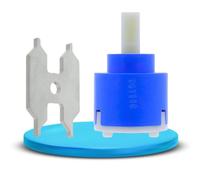 LAXARA® Cartouche 35 mm HD + clé universelle pour couvercle de cartouche pour ouvrir et fermer un anneau de recouvrement de cartouche 139219, pour BLANCO ACTIS, ALTA | (121894-BOX3)