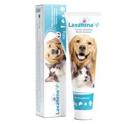 LAXATONE Plus - Complément Alimentaire pour Chiens et Chats - Pâte orale appétente - Fibres et sorbitol - Boules de Poils - Transit intestinal