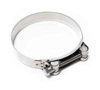 L'axe d'articulation collier de serrage W4 inox largeur 24mm diamètre 104-112mm