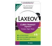LAXEOV® CUBES TRANSIT express® Pruneau Figue Raisin Cube(S) 10x10 g