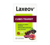 Nutreov Laxeov Cubes Transit Express – Pruneau Figue Raisin – 10 pièces