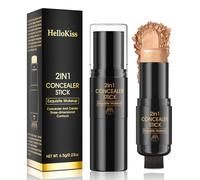 LAXISCREED Stick Contour & Highlighter 2 en 1 avec Pinceau, Maquillage Visage Sculptant et Lumineux, Crayon Imperméable Longue Durée pour Joues, Nez, Yeux et Lèvres (03, taille unique)