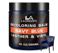 Laxmorph Kit Reparation Cuir - 250ml Baume de recoloration en Marron foncé pour Cuir,Peinture Cuir Liquide pour Réparer Les éraflures et la Décoloration sur Canapés, Meubles en Vinyle, Sièges d'auto