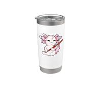 L'axolotl joue du basson Gobelet isotherme en acier inoxydable double paroi