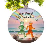 laxreheye Amitié Marine Ornement | Pendentif Décoratif Acrylique 2D Pour Noël - Art Marin Décoration Pour La Maison,Pour La Maison Mur Bureau Jardin Chambre Salon