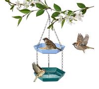 laxreheye Bains-Oiseaux Extérieur | Mangeoire Extérieure pour Oiseaux Bleus,Bassin de Bain pour Colibris,pour Colibri Rouge-Gorge Merle Bleu Jardin Cour arrière terrasse