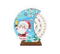 laxreheye Calendrier perpétuel en bois, kit calendrier 3D strass de bureau bloc décoratif | décoration pour maison appartement hôtel chambre table