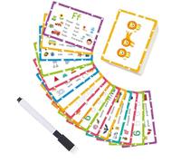 laxreheye Carte didactique de l'alphabet, Cartes didactiques colorées de Reconnaissance des Lettres pour | Jeu interactif de Mots de l'alphabet pour crèche, Maternelle, école, Maison, Voyage