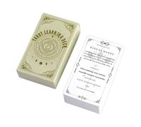 laxreheye Cartes de Tarot pour débutants, 78 Cartes de Jeu de société de Divination du Destin pour et Adultes, réunions, fêtes et divertissements familiaux