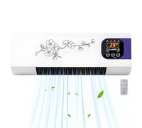laxreheye Climatiseurs Portatifs Mur Montés,Climatiseur Mural Réversible Pour Bureau | Ventilateur De Bureau Rafraîchissant Gain De Place Accessoires Pour Chambre Dortoir Espace De Travail Et
