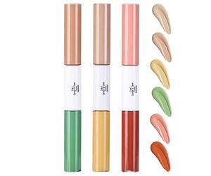 laxreheye Correcteur Pour Femmes - Correcteur Maquillage Très Couvrant 3X Pour Une Tenue Impeccable - Résistant à l'Eau et à la Transpiration pour Mariage, Rendez-vous - Idéal Cadeau pour Amies, Mère