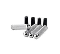 laxreheye Couvercle de serrure de porte de porte, broche de tir de bois de serrure, Bâtons de couverture de boulon de bloc de bloc de 4xdoor, Bouton en métal, pièces de rechange