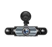 laxreheye Dash Cam pour voiture - 4 canaux alimenté par batterie Dash Cam, enregistreur avant arrière côté gauche droit 1080P HD avec carte 32G et image de recul pour stationnement