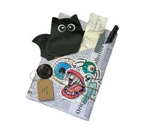 laxreheye Date Dans L'Obscurité Halloween, Livre Mystérieux, Cadeaux De Fêtes Cartonnées Chaussette Béfana Pour Bibliothèque Lecture Lecteur Appréciation Enseignant