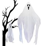 laxreheye Décor Fantôme Extérieur | Ornements Fantômes en Tissu pour Extérieur - Ornement Horreur pour Porche Jardin Cour Terrasse Arbre Intérieur Maison Hantée