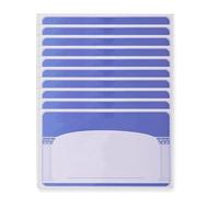 laxreheye Étui de protection transparent pour carte de sécurité sociale | Housse de protection en PVC pour carte de sécurité sociale, accessoire fin pour permis de conduire