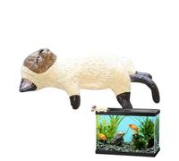 laxreheye Figurines de chats miniatures - pour bureau avec figurines à collectionner pour maison bibliothèque bureau aquarium - décorations pour environnements intérieurs et postes de travail