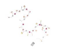 laxreheye Guirlande Lumineuse LED Cœur,Décoration Étoilée pour Chambre,Décoratives en Forme de Cœurs - Décoration pour Maison Chambre Mariage Fêtes Intérieur Extérieur Terrasse