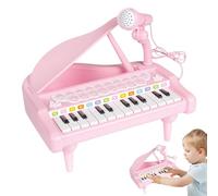 laxreheye Jouet Musical pour Piano, Piano pour - Jouet d'apprentissage du Piano à 24 Touches avec Microphone - Instruments de Musique pour débutants, garçons et Filles,