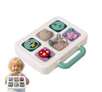 laxreheye Jouet sensoriel interactif, Jouet sensoriel pour animaux,Jouet sensoriel d'activité interactive Jouets éducatifs | Jouets de puzzle coulissants Explorez les animaux