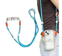 laxreheye Laisse de téléphone | Longe de téléphone à bandoulière,La Sangle de la Coque de n'irrite Pas la Peau, Clip arrière réglable, Style Mignon pour Smartphone, Portable.