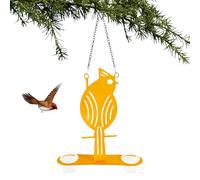 laxreheye Mangeoire automatique pour oiseaux, système d'alimentation résistant aux éclaboussures avec design décoratif comme station d'observation des oiseaux pour terrasse, nature et nature