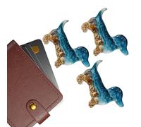 laxreheye Miniature d'animal en résine à transporter - Cartes motivantes pour adultes, 3 pièces fournitures inspirantes pour organisateurs d'espace et mainteneurs de bien-être