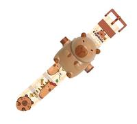 laxreheye Montre de projection, jouets de montre avec projecteur d'animaux, montre de projection animale pour enfants, outil d'enseignement interactif Montre de projection éducative pour enfants