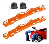 laxreheye Outils De Géométrie Automobile,Outils Anti-Dérapants pour Pneus - Dispositif Réglable en d'acier pour Pneus De Véhicules Atelier Automobile