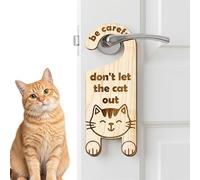 laxreheye Pancarte De Poignée De Porte À Suspendre | Décoration En Bois Amusante Et Mignonne - Pancarte Pour Poignée De Porte | Pour Café Restaurant Chambre Appartement Chambre Étudiante Cuisine