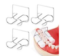 laxreheye Pinces En Métal Pour Rouleaux De Coton | Clips D'outils En Acier Inoxydable De 4 Pièces | Must Have Pour Assistant Dentaire | Pour Obturations Contrôles Soins Des Patients Et Nettoyage