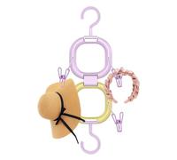 laxreheye Porte-chapeaux de porte - Porte-manteau vertical à économie d'espace | Conteneur de stockage de chapeaux, organisateur d'écharpes et sacs avec clip d'exposition verticale pour