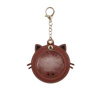 laxreheye Porte-clés pour Poils de Chat, en Forme de museau pour Ranger Les Animaux, clé créative Mignonne pour Photo pour Voyage, Sac à Dos, idéal pour Souvenir, Marron, riferimento Alla