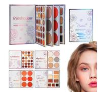 laxreheye Pour Le Maquillage - 45 Couleurs Multifonctionnel Portable - Palette Maquillage Yeux Visage Contour - Pour Un usage Quotidien Voyage Rendez-vous Place Photo Anniversaire Noël