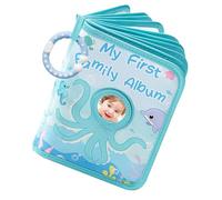 laxreheye Premier album photo pour bébé - Premier album photo de famille en tissu doux avec motif pieuvre, pour photos de 10 x 15 cm, grands-parents, filles